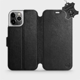 Mobiwear Flip Mobile Case Apple iPhone 12 Pro - Black - Leather - Black Leather (5903516376322)