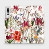 Mobiwear Flip mobile phone case Huawei P20 Pro - MP01S Blooming meadow (5903516751488)
