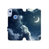 Mobiwear Flip mobile phone case Huawei Y6S - V145P Night sky with moon (5903516123780)