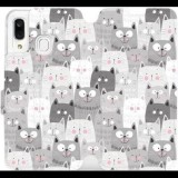 Mobiwear Flip mobile phone case Samsung Galaxy A40 - M099P Cats (5903226863396)