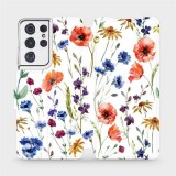 Mobiwear Flip mobile phone case Samsung Galaxy S21 Ultra - MP04S Meadow Flower (5903516769353)