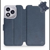 Mobiwear Honor 400 Lite kék bőr flip tok (5907861002257)