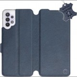 Mobiwear Leather flip case Samsung Galaxy A32 5G - Blue - Blue Leather (5903516615292)