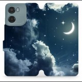 Mobiwear Motorola Moto G05 flip tok - égbolt (5906511821774)