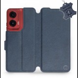 Mobiwear Motorola Moto G35 kék bőr flip tok (5906511903012)