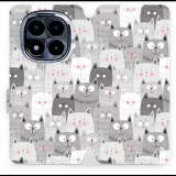 Mobiwear Poco X7 flip tok - macskák (5906511682948)