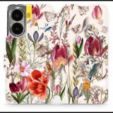 Mobiwear Poco X7 Pro flip tok - rét (5906511685178)