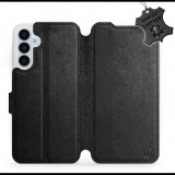 Mobiwear Samsung Galaxy A25 5G fekete bőr flip tok - L_BLS (5904808867818)