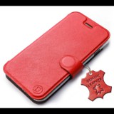 Mobiwear Samsung Galaxy A33 5G piros bőr flip tok (5904808105408)