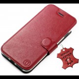 Mobiwear Samsung Galaxy A33 5G sötétpiros bőr flip tok (5904808105415)