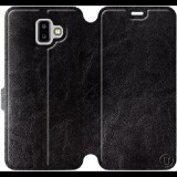 Mobiwear Samsung Galaxy J6 Plus 2018 fekete flipes tok szürke belsővel (5903226510320)