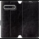 Mobiwear Samsung Galaxy S10 Plus fekete flipes tok szürke belsővel (5903226812158)