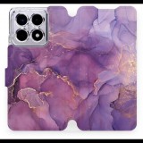 Mobiwear Xiaomi 14T flip tok - lila márvány (5906511510586)