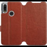 Mobiwear Xiaomi Redmi 7 barna flipes tok szürke belsővel (5903226872886)