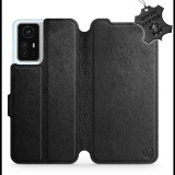 Mobiwear Xiaomi Redmi Note 12S fekete bőr flip tok - L_BLS (5904808636520)