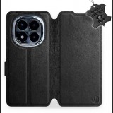 Mobiwear Xiaomi Redmi Note 14 Pro 4G fekete bőr flip tok (5906511681781)