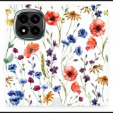 Mobiwear Xiaomi Redmi Note 14 Pro Plus 5G flip tok - mezei virágok (5906511504332)
