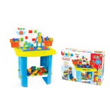 Mochtoys Bloko: Munkapad 100 db extra Bloko építőelemmel