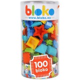 Mochtoys Bloko: Tüskés építőjáték hengerben, 100 db-os
