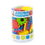 Mochtoys Gofri műanyag építőjáték hengerben - 50 db-os