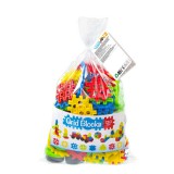 Mochtoys Gofri műanyag építőjáték kerekekkel - 120 db-os