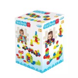 Mochtoys Gofri műanyag építőjáték kerekekkel - 200 db-os