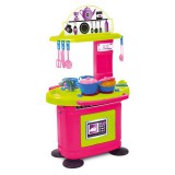 Mochtoys pink játékkonyha kiegészítőkkel 40x49x78cm (10149) (Mochtoys10149) - Játékkonyhák
