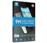 MOCOLO képernyővédő üveg (2.5D full glue, íves, teljes felületén tapad, karcálló, 0.3 mm, 9H) FEKETE Apple iPhone 15