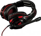 Modecom VOLCANO GHOST Headset Vezetékes Fejpánt Játék Fekete, Vörös
