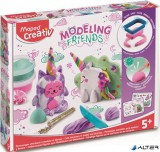 Modellező gyurmakészlet, levegőre száradó, mágikus, MAPED CREATIV "Modeling Friends Magical"