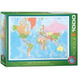 Modern világtérkép, 1000 db-os puzzle (EUROGRAPHICS, 6000-1271)