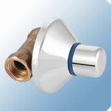 Mofém csempeszelep 3/4” kék