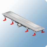 Mofém Linear MLP-650 KF zuhanyfolyóka minta nélküli ráccsal, 650mm - MOF-501-0002-00