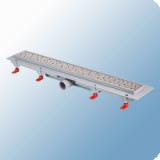 Mofém Linear MLP-850 D zuhanyfolyóka drops ráccsal, 850mm - MOF-501-0004-02