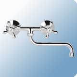 Mofém Treff tekerőgombos fali mosogató csaptelep