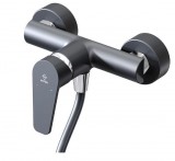 Mofém Zenit fekete zuhany csaptelep, Zenit zuhanyszettel