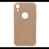 MOFI műanyag telefonvédő (ultravékony, logo kivágás) ARANY [Apple iPhone XR 6.1] (5996457826759)