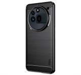 MOFI szilikon telefonvédő (ütésállóság, légpárnás sarok, szálcsiszolt, karbon minta) FEKETE Nothing Phone (3a) Pro