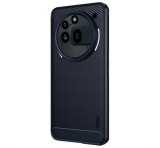 MOFI szilikon telefonvédő (ütésállóság, légpárnás sarok, szálcsiszolt, karbon minta) SÖTÉTKÉK Nothing Phone (3a) Pro