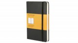 Moleskine notesz MM710 kemény fekete "P" vonalas