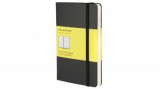 Moleskine notesz MM712 kemény fekete "P" kockás