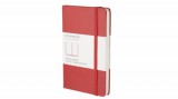 Moleskine notesz QP012R kemény piros "P" sima