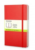 Moleskine notesz QP062R kemény piros "L" sima