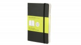 Moleskine notesz QP613 puha fekete "P" sima