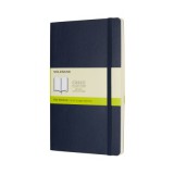 Moleskine notesz QP618B20 puha zafír kék "L" sima