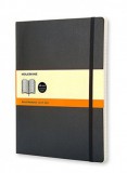Moleskine notesz QP621 puha fekete "XL" vonalas