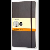 Moleskine S, puha borítós, vonalas, fekete (QP611)
