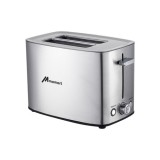 Momert 2067, 850W, 2 Szeletes, Hidegfalú, Morzsatálca, Inox kenyérpirító