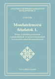 Mondatelemzési feladatok 1.