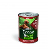 Monge BWild Grain Free Adult kutyakonzerv - bárány sütőtökkel és cukkinivel 400 g
